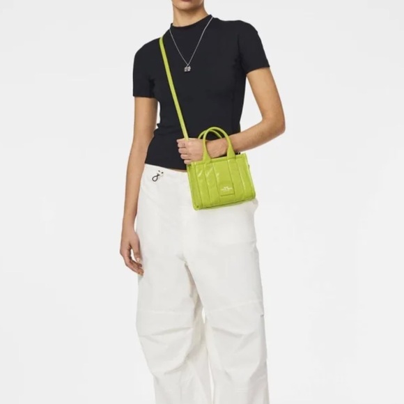 NWT Marc Jacobs Mini Tote Bag in Acid Lime Color - Picture 11 of 11